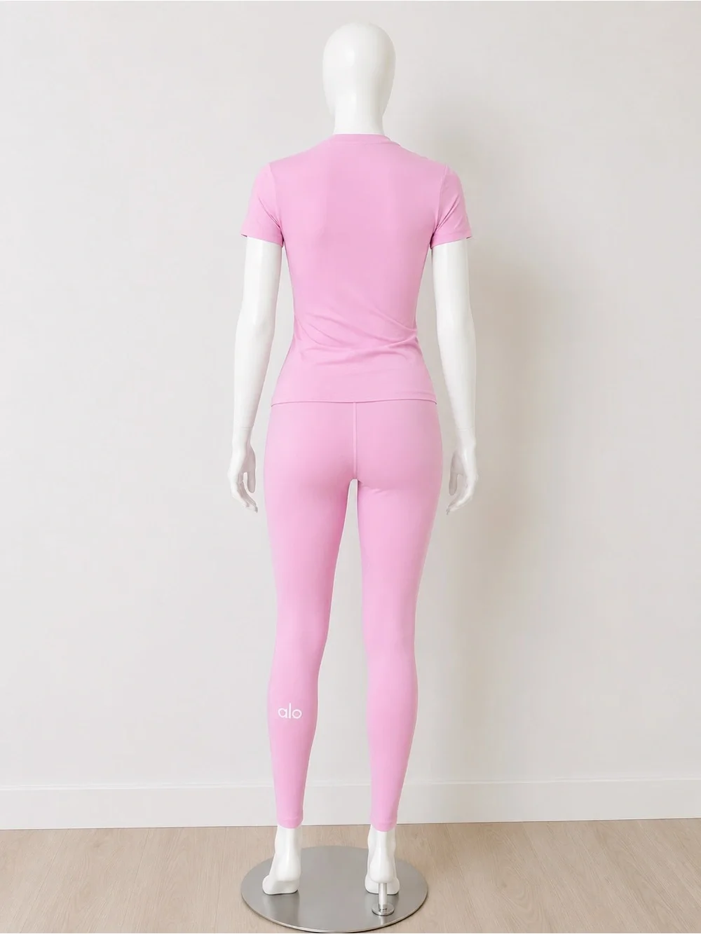 Bubblegum Pink Short Sleeve Crop Tee